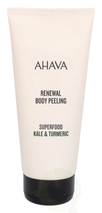 Ahava Renewal Body Peeling Kale & Turmeric 200 ml ryhmässä KAUNEUS JA TERVEYS / Ihonhoito / Kasvot / Kuorinta @ TP E-commerce Nordic AB (C46065)