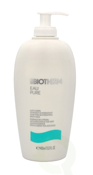 Biotherm Eau Pure Vivifying Perfumed Body Milk 400 ml Hydratas - Refreshes - Tones ryhmässä KAUNEUS JA TERVEYS / Ihonhoito / Kehon hoito / Vartalovoide @ TP E-commerce Nordic AB (C46144)