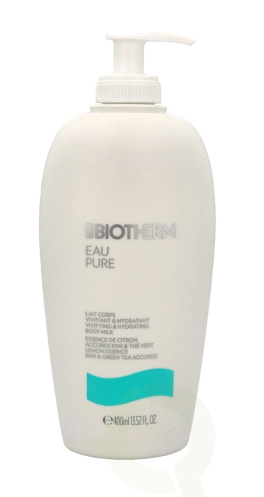 Biotherm Eau Pure Vivifying Perfumed Body Milk 400 ml Hydratas - Refreshes - Tones ryhmässä KAUNEUS JA TERVEYS / Ihonhoito / Kehon hoito / Vartalovoide @ TP E-commerce Nordic AB (C46144)