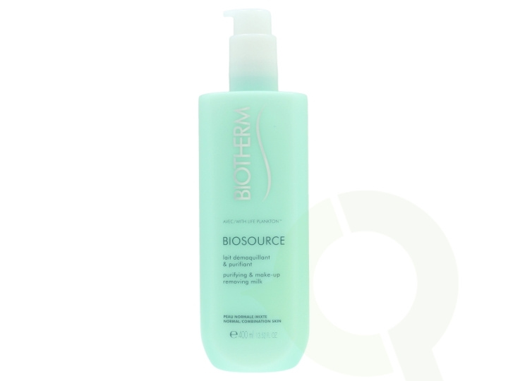 Biotherm Biosource Purifying &Makeup Removing Milk 400 ml Normal Combination Skin - Suitable For Sensitive Skin ryhmässä KAUNEUS JA TERVEYS / Meikit / Meikinpoisto @ TP E-commerce Nordic AB (C46146)