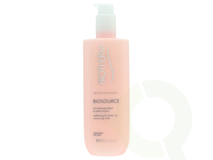 Biotherm Biosource Softening & Makeup Removing Milk 400 ml Dry Skin ryhmässä KAUNEUS JA TERVEYS / Meikit / Meikinpoisto @ TP E-commerce Nordic AB (C46147)