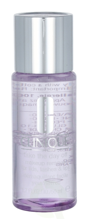 Clinique Take The Day Off Makeup Remover 50 ml For Lids, Lashes & Lips ryhmässä KAUNEUS JA TERVEYS / Meikit / Meikinpoisto @ TP E-commerce Nordic AB (C46253)