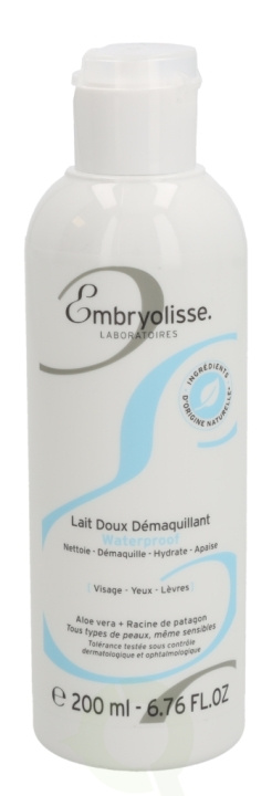 Embryolisse Gentle Waterproof Milky Make-Up Remover 200 ml For All Skin Types ryhmässä KAUNEUS JA TERVEYS / Meikit / Meikinpoisto @ TP E-commerce Nordic AB (C46315)