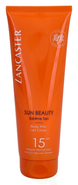 Lancaster Sun Beauty Sublime Tan Body Milk SPF15 250 ml ryhmässä KAUNEUS JA TERVEYS / Ihonhoito / Kehon hoito / Vartalovoide @ TP E-commerce Nordic AB (C46381)