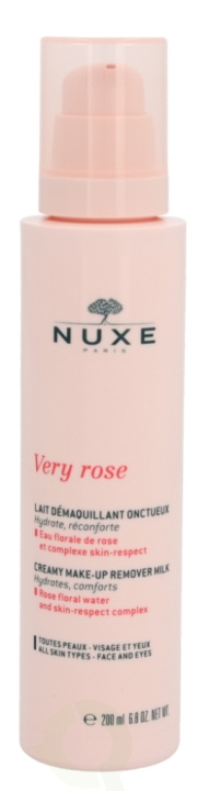 Nuxe Very Rose Creamy Make-up Remover Milk 200 ml All Skin Types - Face And Eyes ryhmässä KAUNEUS JA TERVEYS / Meikit / Meikinpoisto @ TP E-commerce Nordic AB (C46429)