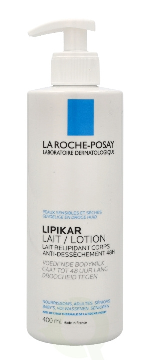 La Roche-Posay La Roche Lipikar Innovation 48HR Replenishing Body Milk 400 ml ryhmässä KAUNEUS JA TERVEYS / Ihonhoito / Kehon hoito / Vartalovoide @ TP E-commerce Nordic AB (C46452)