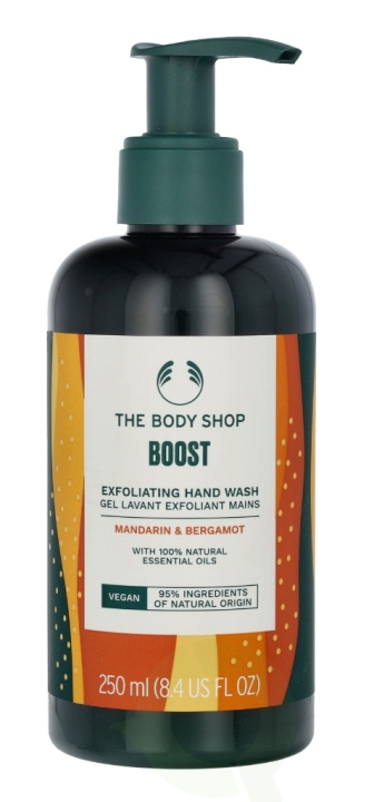 The Body Shop Boost Exfoliating Hand Wash 250 ml Mandarin & Bergamot ryhmässä KAUNEUS JA TERVEYS / Ihonhoito / Kehon hoito / Käsisaippua @ TP E-commerce Nordic AB (C46489)