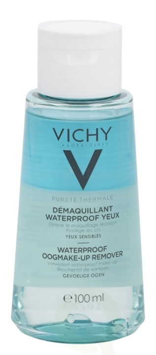 Vichy Purete Thermale Waterprf Eye Make-Up Remover 100 ml For Sensitive Eyes ryhmässä KAUNEUS JA TERVEYS / Meikit / Meikinpoisto @ TP E-commerce Nordic AB (C46492)
