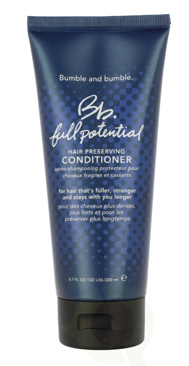 Bumble and Bumble Bumble & Bumble Hair Preserving Conditioner 200 ml Full Potential ryhmässä KAUNEUS JA TERVEYS / Hiukset &Stailaus / Hiustenhoito / Hoitoaine @ TP E-commerce Nordic AB (C46605)