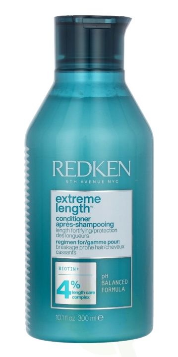 Redken Extreme Length Conditioner 300 ml ryhmässä KAUNEUS JA TERVEYS / Hiukset &Stailaus / Hiustenhoito / Hoitoaine @ TP E-commerce Nordic AB (C46620)