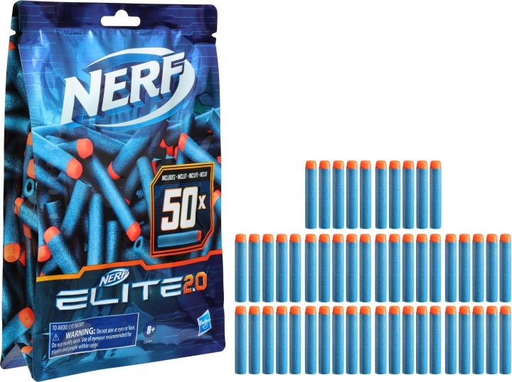 Nerf Elite 2.0 -täyttöammukset, 50 kpl ryhmässä LELUT, TUOTTEET LAPSILLE JA VAUVOILLE / Leikkikalut, Askartelu &Pelit / Toimintapeli @ TP E-commerce Nordic AB (C46773)