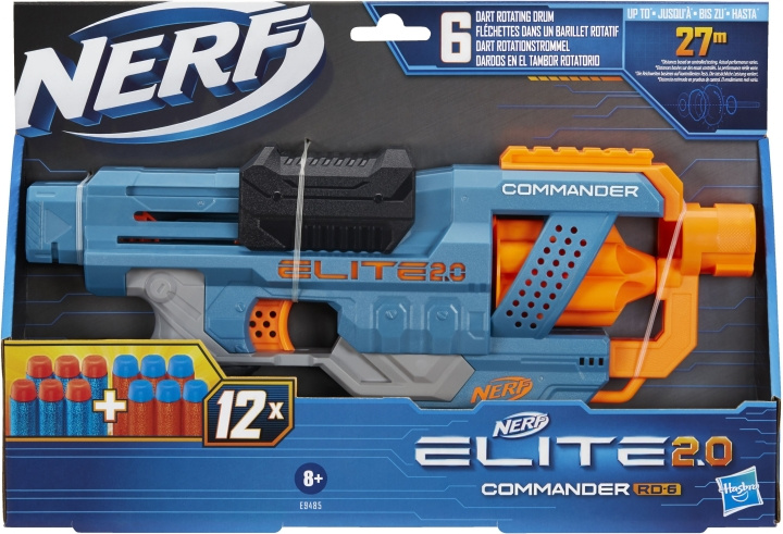 Nerf Elite 2.0 Commander RC 6 -vaahtomuoviammusase ryhmässä LELUT, TUOTTEET LAPSILLE JA VAUVOILLE / Ulkoleut / Toimintapeli @ TP E-commerce Nordic AB (C46778)