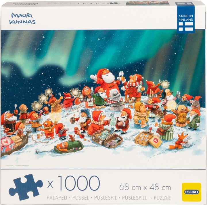 Peliko Mauri Kunnas joulu -palapeli, 1000 palaa ryhmässä LELUT, TUOTTEET LAPSILLE JA VAUVOILLE / Leikkikalut, Askartelu &Pelit / Palapelit @ TP E-commerce Nordic AB (C46807)