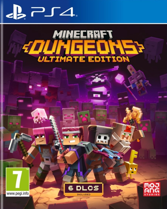 MOJANG Minecraft: Dungeons - Ultimate Edition -peli, PS4 ryhmässä KODINELEKTRONIIKKA / Pelikonsolit & Tarvikkeet / Sony PlayStation 4 @ TP E-commerce Nordic AB (C46809)