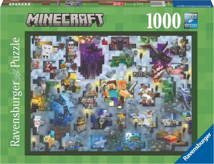 Ravensburger Minecraft Mobs -palapeli, 1000 palaa ryhmässä LELUT, TUOTTEET LAPSILLE JA VAUVOILLE / Leikkikalut, Askartelu &Pelit / Palapelit @ TP E-commerce Nordic AB (C46924)