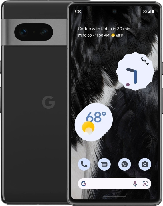 Google Pixel 7 5G -puhelin, 128/8 Gt, Obsidian ryhmässä ÄLYPUHELIMET JA TABLETIT / Kännykät & smartphones @ TP E-commerce Nordic AB (C46957)