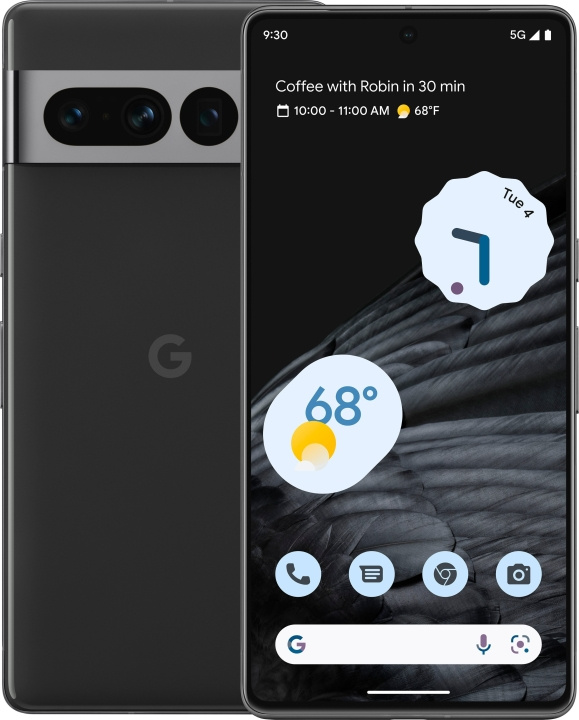 Google Pixel 7 Pro 5G -puhelin, 128/12 Gt, Obsidian ryhmässä ÄLYPUHELIMET JA TABLETIT / Kännykät & smartphones @ TP E-commerce Nordic AB (C46958)