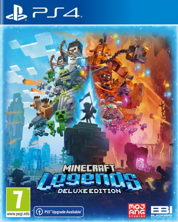 MOJANG Minecraft Legends - Deluxe Edition -peli, PS4 ryhmässä KODINELEKTRONIIKKA / Pelikonsolit & Tarvikkeet / Sony PlayStation 4 / Peli @ TP E-commerce Nordic AB (C46997)