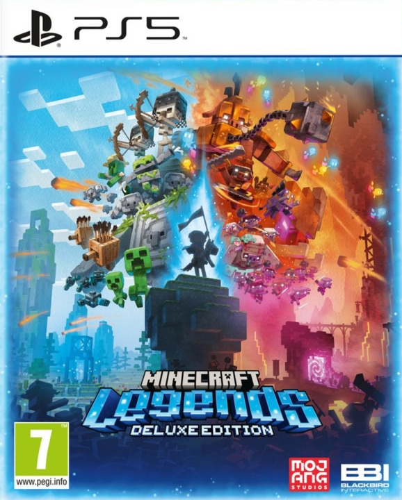 MOJANG Minecraft Legends - Deluxe Edition -peli, PS5 ryhmässä KODINELEKTRONIIKKA / Pelikonsolit & Tarvikkeet / Sony PlayStation 5 @ TP E-commerce Nordic AB (C46998)