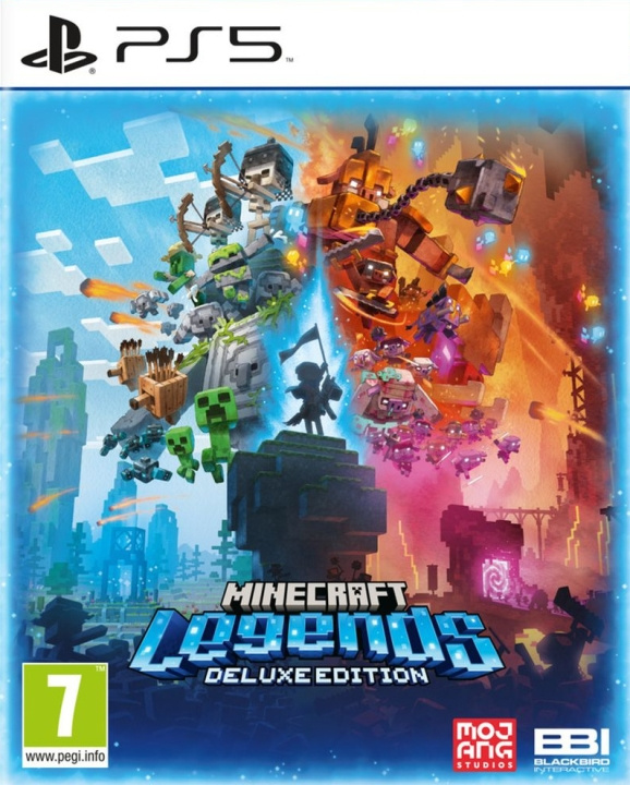 MOJANG Minecraft Legends - Deluxe Edition -peli, PS5 ryhmässä KODINELEKTRONIIKKA / Pelikonsolit & Tarvikkeet / Sony PlayStation 5 / Peli @ TP E-commerce Nordic AB (C46998)