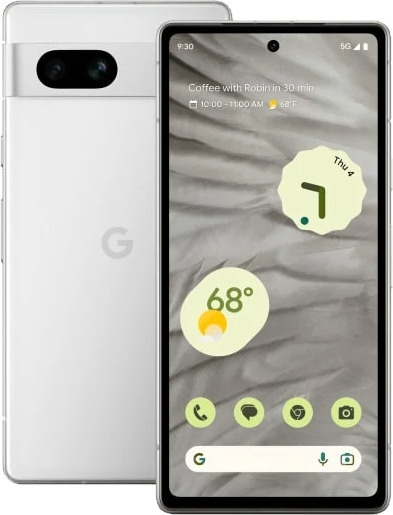 Google Pixel 7a 5G -puhelin, 128/8 Gt, valkoinen ryhmässä ÄLYPUHELIMET JA TABLETIT / Kännykät & smartphones @ TP E-commerce Nordic AB (C47009)