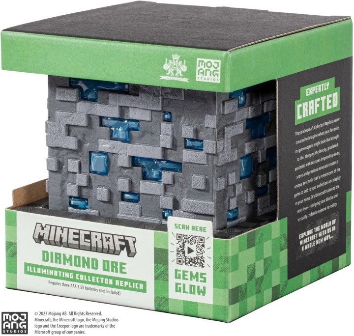 Noble Collection Minecraft Illuminating Diamond -valo ryhmässä KODINELEKTRONIIKKA / Pelikonsolit & Tarvikkeet / Muut pelit @ TP E-commerce Nordic AB (C47054)