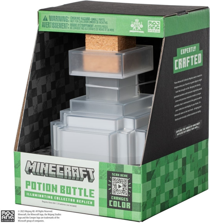 Noble Collection Minecraft Potion Bottle -valo ryhmässä KODINELEKTRONIIKKA / Pelikonsolit & Tarvikkeet / Muut pelit @ TP E-commerce Nordic AB (C47057)