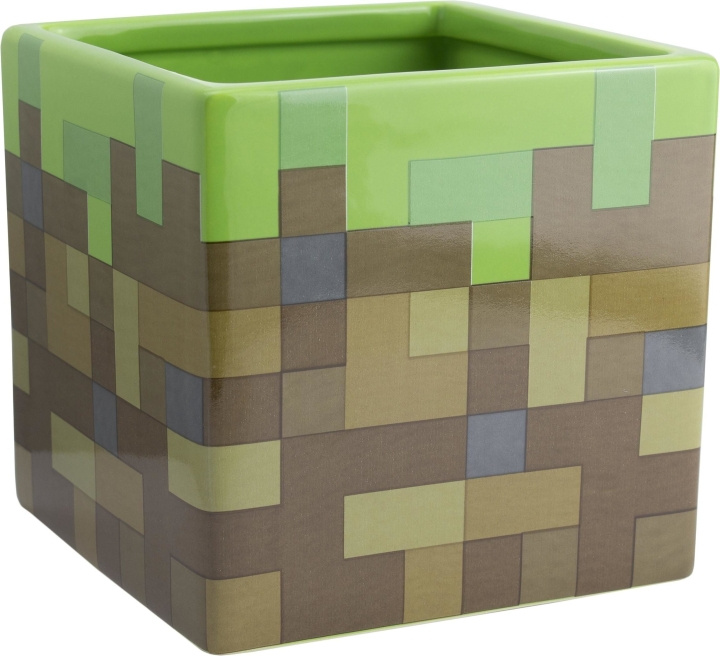 Paladone Minecraft Grass Brick -purnukka ryhmässä KODINELEKTRONIIKKA / Pelikonsolit & Tarvikkeet / Muut pelit @ TP E-commerce Nordic AB (C47058)