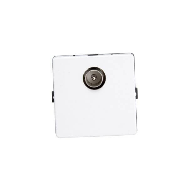 Triax TV Outlet TD 201T White ryhmässä KODINELEKTRONIIKKA / Ääni & Kuva / TV & Tarvikkeet / Antennit & Tarvikkeet @ TP E-commerce Nordic AB (C47086)