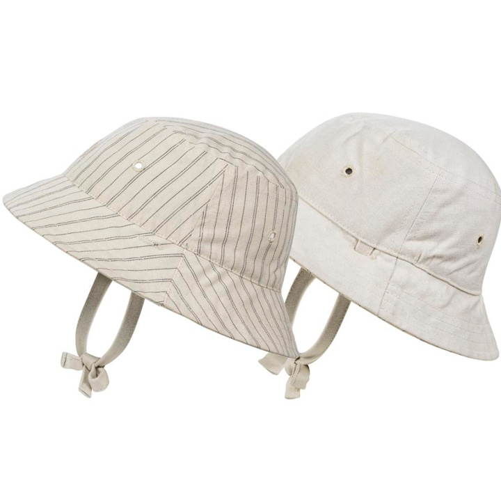 Elodie Details Sun Hat, Pinstripe 1-2 years ryhmässä LELUT, TUOTTEET LAPSILLE JA VAUVOILLE / Lasten tekstiilit / Vauvan huovat @ TP E-commerce Nordic AB (C47104)