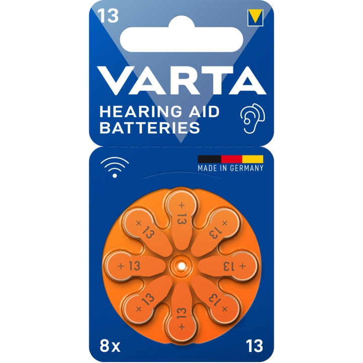 Varta Hörapparatsbatteri 13 / A13 / PR48 8-pack ryhmässä KODINELEKTRONIIKKA / Paristot & Laturit / Akut / Paristot kuulolaitteisiin @ TP E-commerce Nordic AB (C47132)