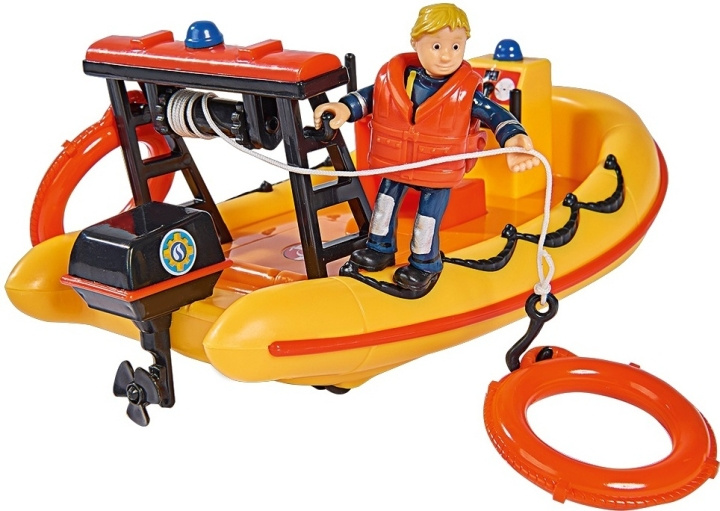 Simba Dickie Palomies Sami Vene ja figuuri -leikkisetti ryhmässä LELUT, TUOTTEET LAPSILLE JA VAUVOILLE / Leikkikalut, Askartelu &Pelit / Leikkiautot @ TP E-commerce Nordic AB (C47223)