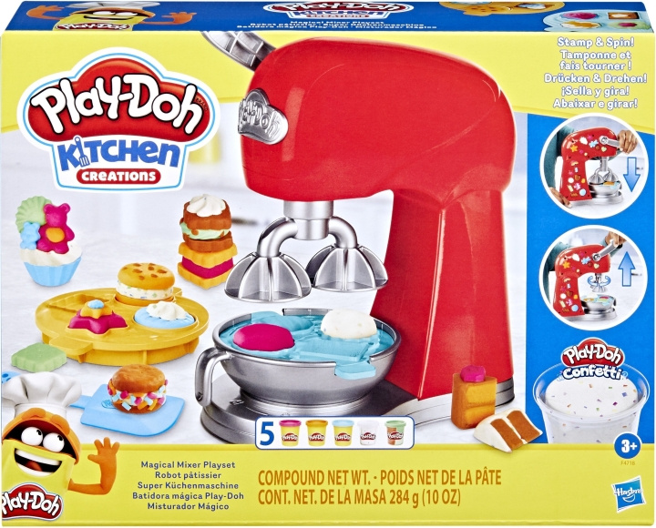 PLAY-DOH Magical Mixer -muovailuvahasetti ryhmässä LELUT, TUOTTEET LAPSILLE JA VAUVOILLE / Leikkikalut, Askartelu &Pelit / Pelaa savea, leikkiä hiekkaa ja tarvikkeita @ TP E-commerce Nordic AB (C47237)