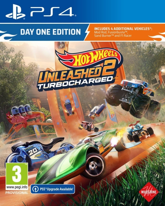 Milestone Hot Wheels Unleashed 2: Turbocharged - Day One Edition -peli, PS4 ryhmässä KODINELEKTRONIIKKA / Pelikonsolit & Tarvikkeet / Sony PlayStation 4 / Peli @ TP E-commerce Nordic AB (C47254)