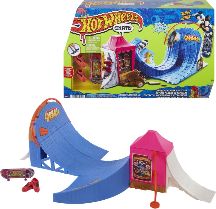 Hot Wheels Skate Amusement Park - sormiskeittipuisto ryhmässä LELUT, TUOTTEET LAPSILLE JA VAUVOILLE / Leikkikalut, Askartelu &Pelit / Lelusarja @ TP E-commerce Nordic AB (C47268)