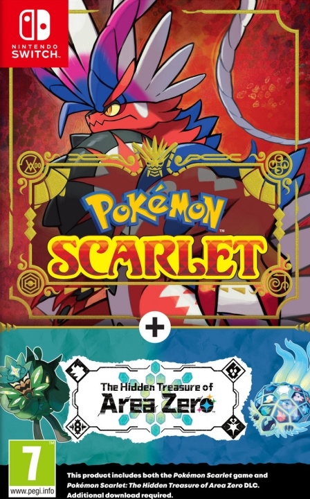 Nintendo Pokémon Scarlet + The Hidden Treasure of Area Zero (Switch) ryhmässä KODINELEKTRONIIKKA / Pelikonsolit & Tarvikkeet / Nintendo Switch / Pelit @ TP E-commerce Nordic AB (C47306)