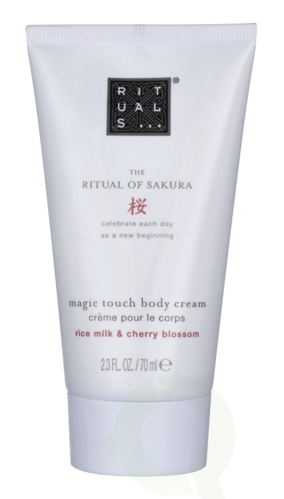 Rituals Sakura Magic Touch Body Cream 70 ml Organic Rice Milk & Cherry Blossom ryhmässä KAUNEUS JA TERVEYS / Ihonhoito / Kehon hoito / Vartalovoide @ TP E-commerce Nordic AB (C47438)