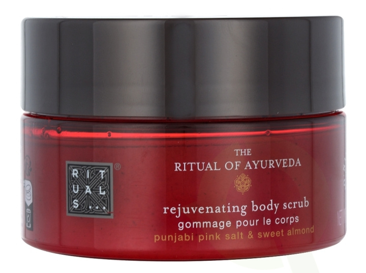 Rituals Ayurveda Rejuvenating Body Scrub 300 gr Punjabi Pink & Sweet Almond ryhmässä KAUNEUS JA TERVEYS / Ihonhoito / Kehon hoito / Vartalovoide @ TP E-commerce Nordic AB (C47566)