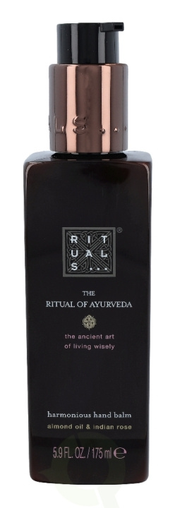 Rituals Ayurveda Harmonious Hand Balm 175 ml Almond Oil & Indian Rose ryhmässä KAUNEUS JA TERVEYS / Manikyyri/Pedikyyri / Käsirasva @ TP E-commerce Nordic AB (C47574)