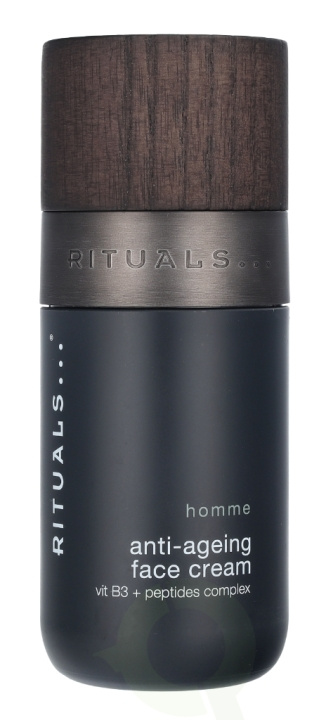 Rituals Homme Anti-Ageing Face Cream 50 ml Vit B3 + Petides Complex ryhmässä KAUNEUS JA TERVEYS / Ihonhoito / Kasvot / Kasvovoide @ TP E-commerce Nordic AB (C47585)