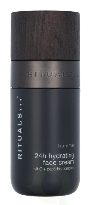 Rituals Homme 24H Hydrating Face Cream 50 ml Vit C + Peptides Complex ryhmässä KAUNEUS JA TERVEYS / Ihonhoito / Kasvot / Kasvovoide @ TP E-commerce Nordic AB (C47612)