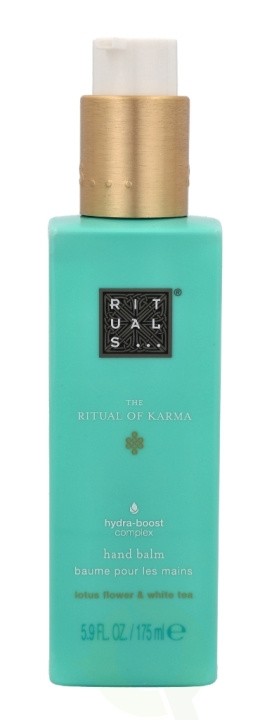 Rituals Karma Hydra-Boost Complex Hand Balm 175 ml Lotus Flower & White Tea ryhmässä KAUNEUS JA TERVEYS / Manikyyri/Pedikyyri / Käsirasva @ TP E-commerce Nordic AB (C47632)