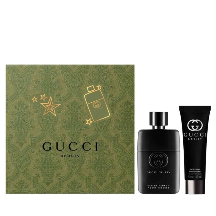 Gucci Giftset Guilty Pour Homme Edp 50ml + Shower Gel 50ml ryhmässä KAUNEUS JA TERVEYS / Lahjapakkaukset / Miesten lahjapakkaukset @ TP E-commerce Nordic AB (C47667)
