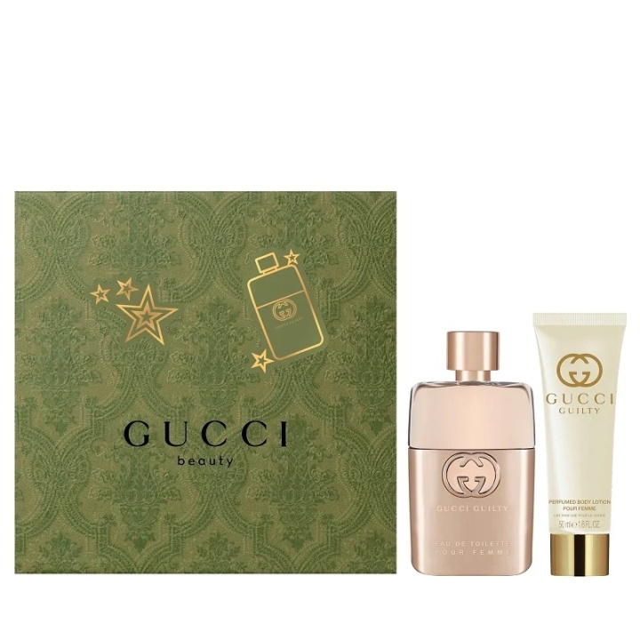 Gucci Giftset Guilty Pour Femme Edt 50ml + Bodylotion 50ml ryhmässä KAUNEUS JA TERVEYS / Lahjapakkaukset / Naisten lahjapakkaukset @ TP E-commerce Nordic AB (C47670)