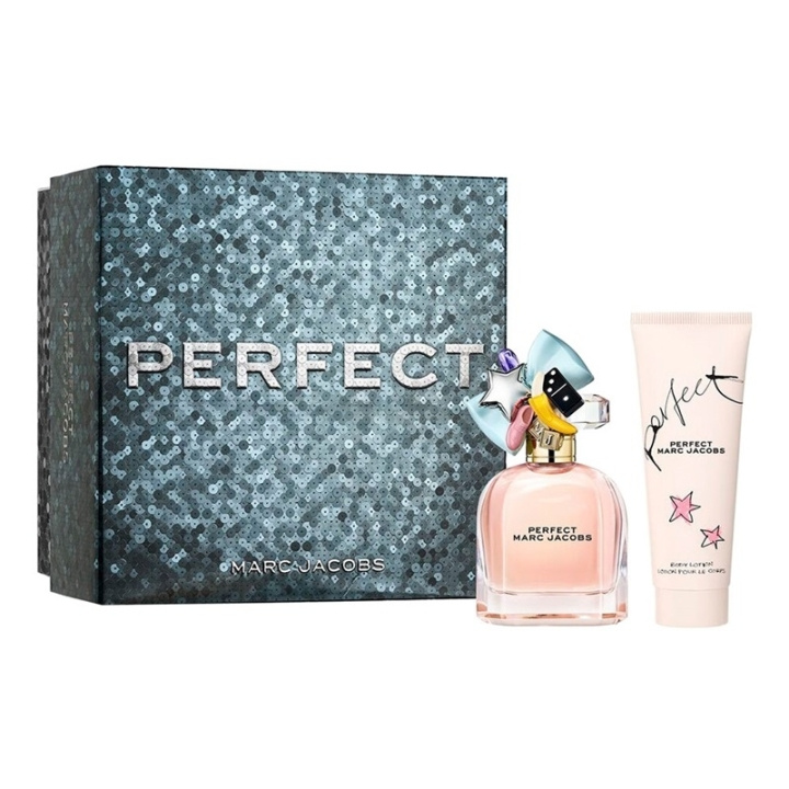 Marc Jacobs Giftset Perfect Edp 50ml + Body Lotion 75ml ryhmässä KAUNEUS JA TERVEYS / Lahjapakkaukset / Naisten lahjapakkaukset @ TP E-commerce Nordic AB (C47672)