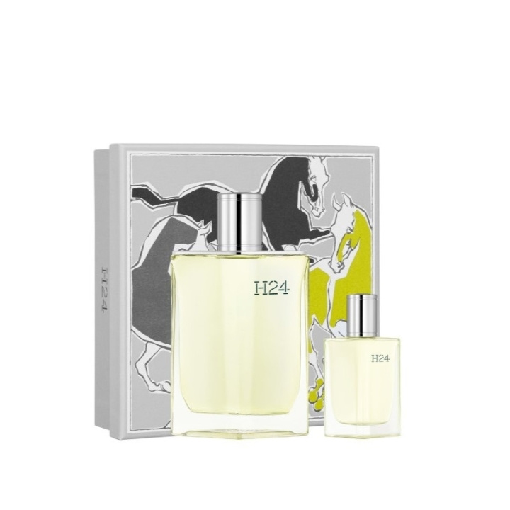 Hermes Giftset H24 Edt 100ml + Edt 12.5ml ryhmässä KAUNEUS JA TERVEYS / Lahjapakkaukset / Miesten lahjapakkaukset @ TP E-commerce Nordic AB (C47673)