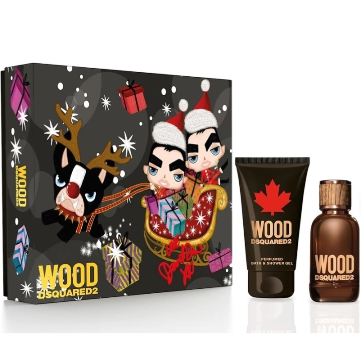 Dsquared3 Giftset Dsquared2 Wood Pour Homme Edt 30ml + Sg 50ml ryhmässä KAUNEUS JA TERVEYS / Lahjapakkaukset / Miesten lahjapakkaukset @ TP E-commerce Nordic AB (C47680)