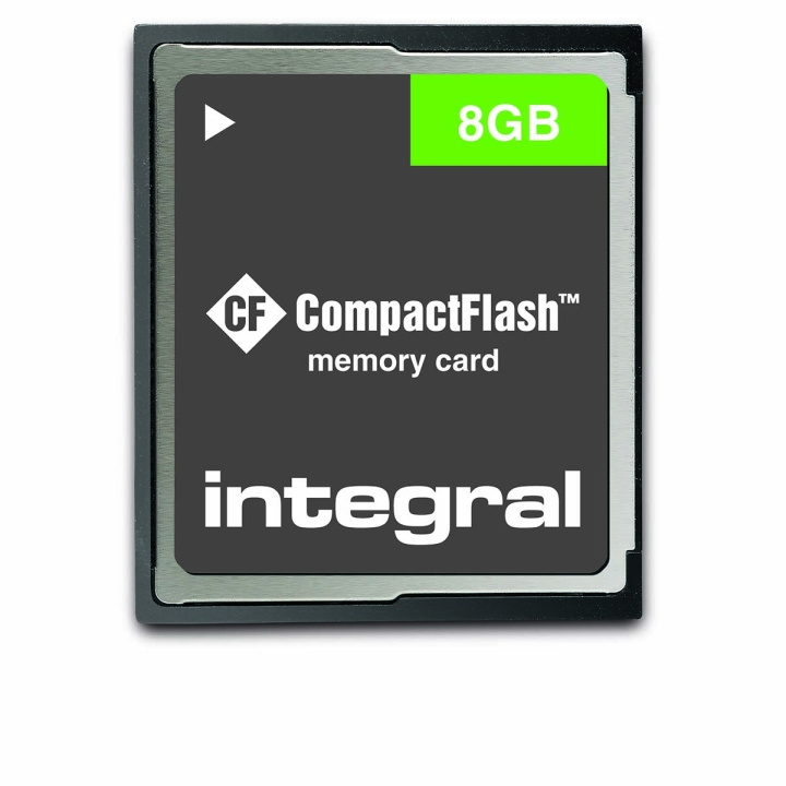 Integral CF (Compact Flash) Muistikortti 8 GB ryhmässä KODINELEKTRONIIKKA / Tallennusvälineet / Muistikortit / Compact Flash @ TP E-commerce Nordic AB (C47730)