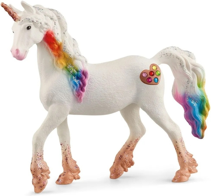 Schleich Bayala 70726 Sateenkaariyksisarvinen, tamma ryhmässä LELUT, TUOTTEET LAPSILLE JA VAUVOILLE / Leikkikalut, Askartelu &Pelit / Figuurit, miniatyyrit ja tarvikkeet @ TP E-commerce Nordic AB (C47810)