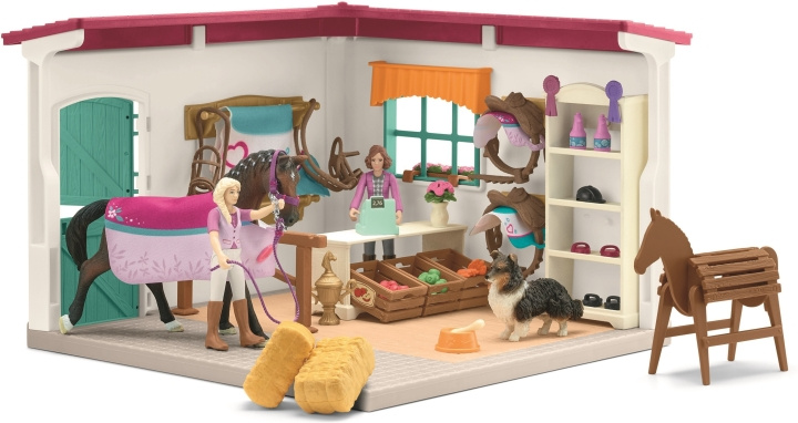 Schleich Horse Club 42568 - Ratsastuskauppa ryhmässä LELUT, TUOTTEET LAPSILLE JA VAUVOILLE / Leikkikalut, Askartelu &Pelit / Figuurit, miniatyyrit ja tarvikkeet @ TP E-commerce Nordic AB (C47835)
